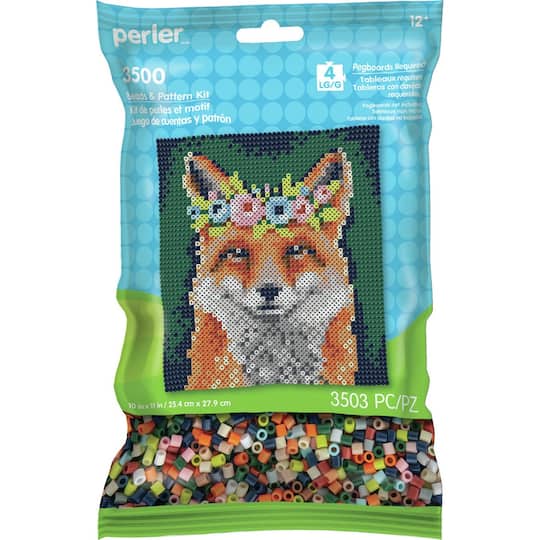 Perler&#x2122; Floral Fox Beads &#x26; Pattern Kit